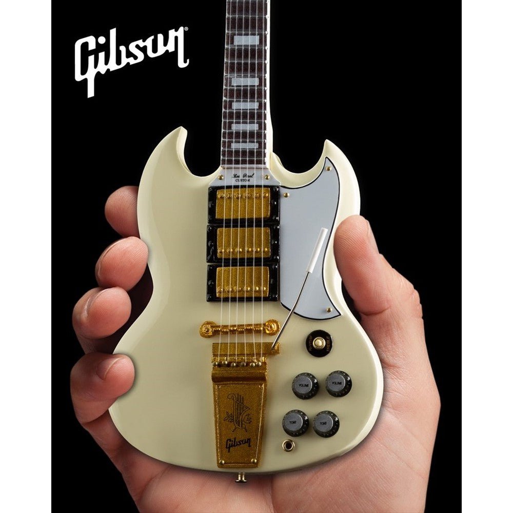 GIBSON ギブソン - 1964 SG Custom White / ミニチュア楽器 - PGS